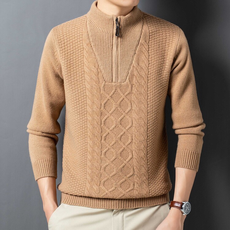 Pourquoi le pull à demi-fermeture éclair en laine mérinos est-il un incontournable de votre garde-robe