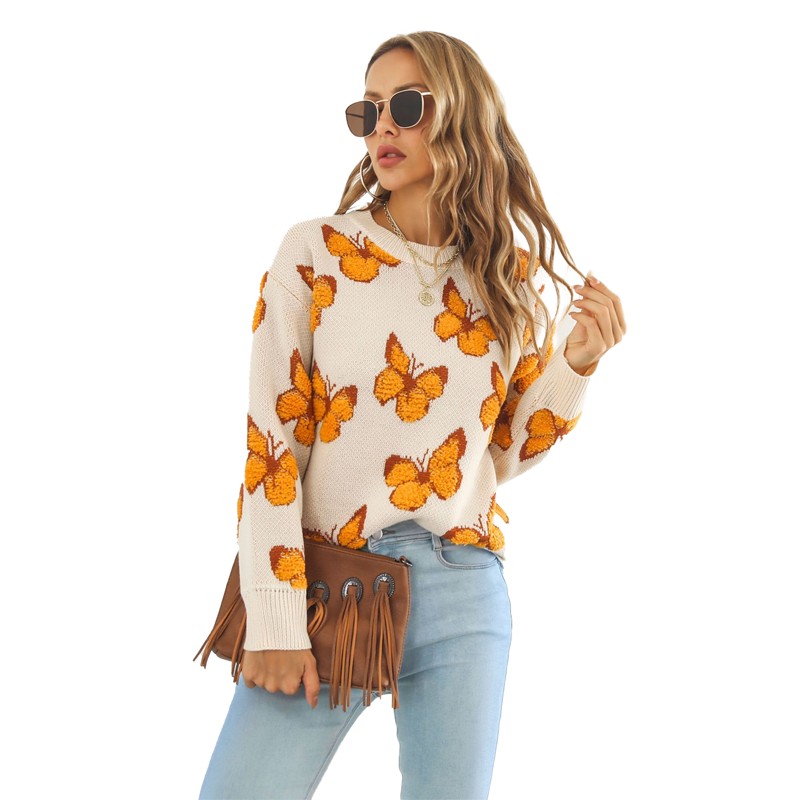 Pullage de papillon Pull Femme Femmes
