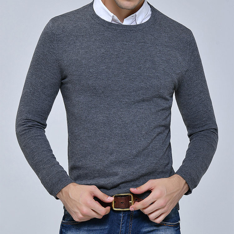 Pull à col rond pour hommes