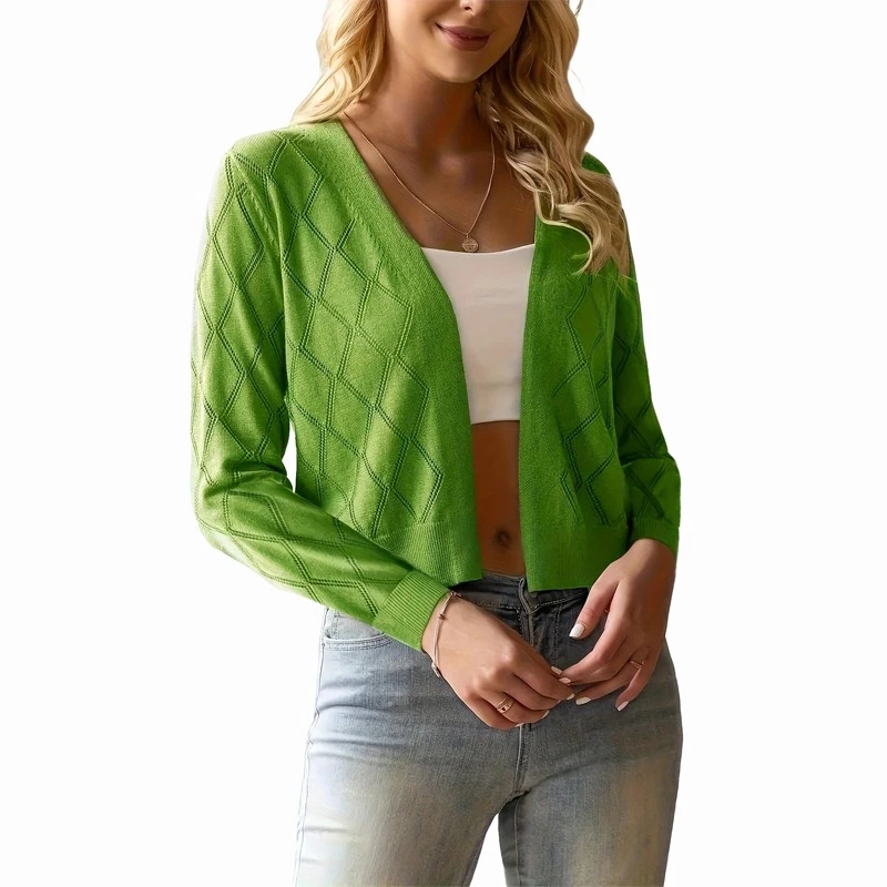 Pull à cardigan féminin